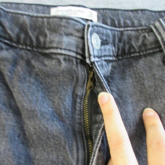 Abercrombie & Fitch High Rise Gray Jeans - Picture 4 of 15